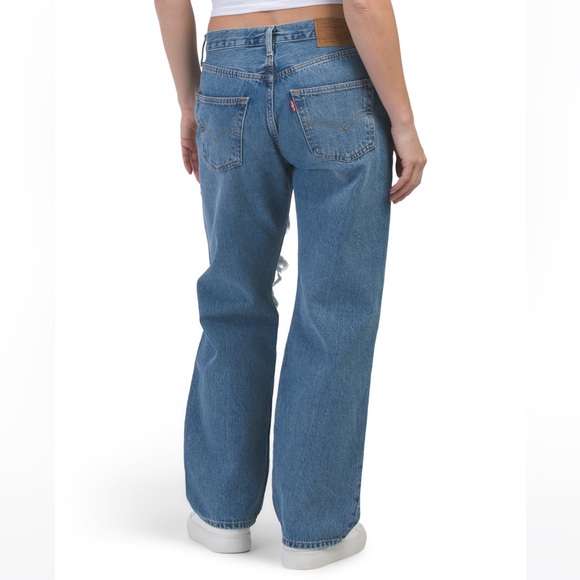 Levi's | NWT 501 ‘90s Distressed Straight Leg Jeans - Picture 2 of 10